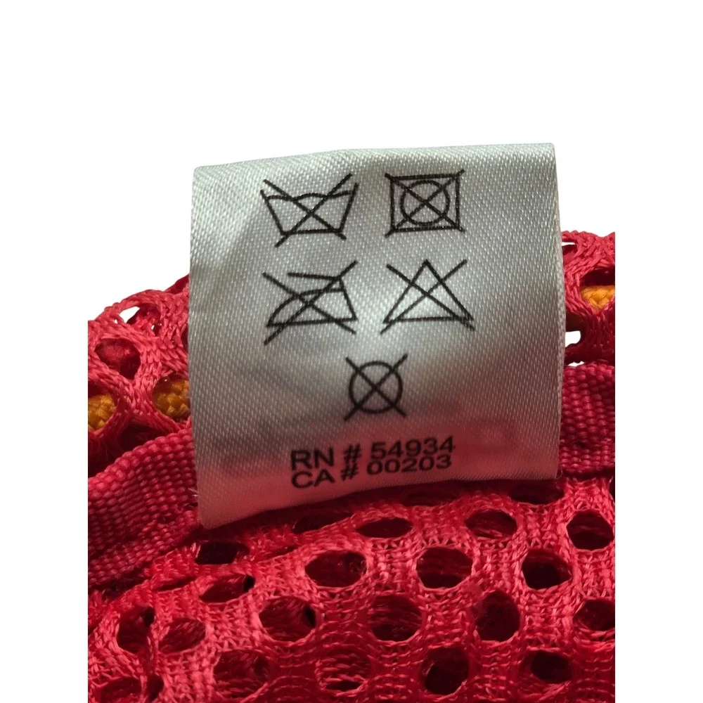Speedo Mesh Equipment Bag Drawstring Swim Gear Backpack Red Unisex OS